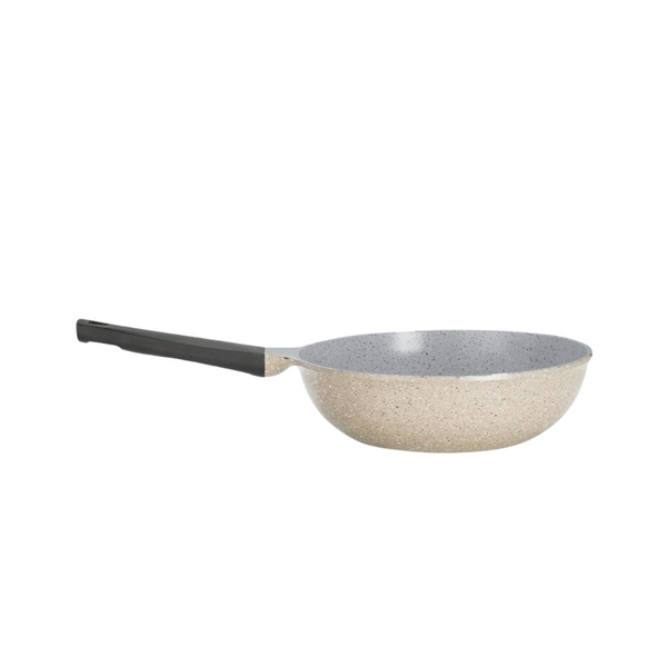 LAHOYA WOK BEIGE MARBLE  28CM