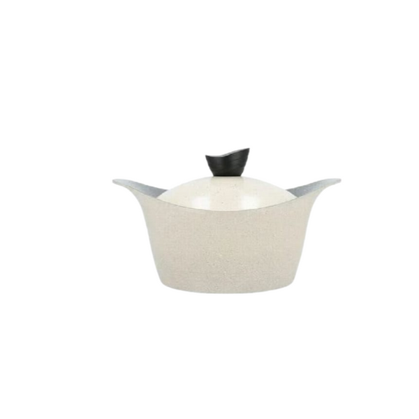 LAHOYA STOCK POT BEIGE  MARBLE 26CM