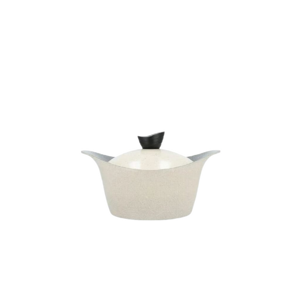 LAHOYA STOCK POT BEIGE  MARBLE 20CM
