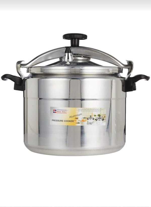 AVCI HOME MAKER Aluminium Pressure Cooker 30cm - 15Liter Capacity - Silver