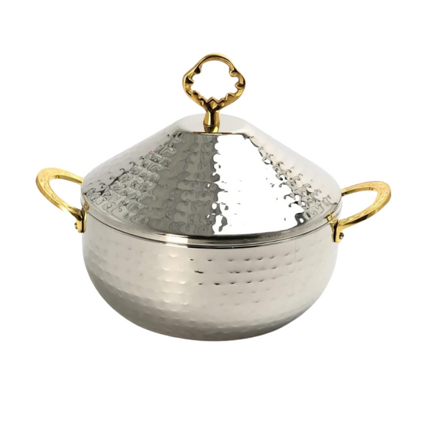 Primo 7500ml Hammered Casserole – Keeps Food Hot, Premium Design