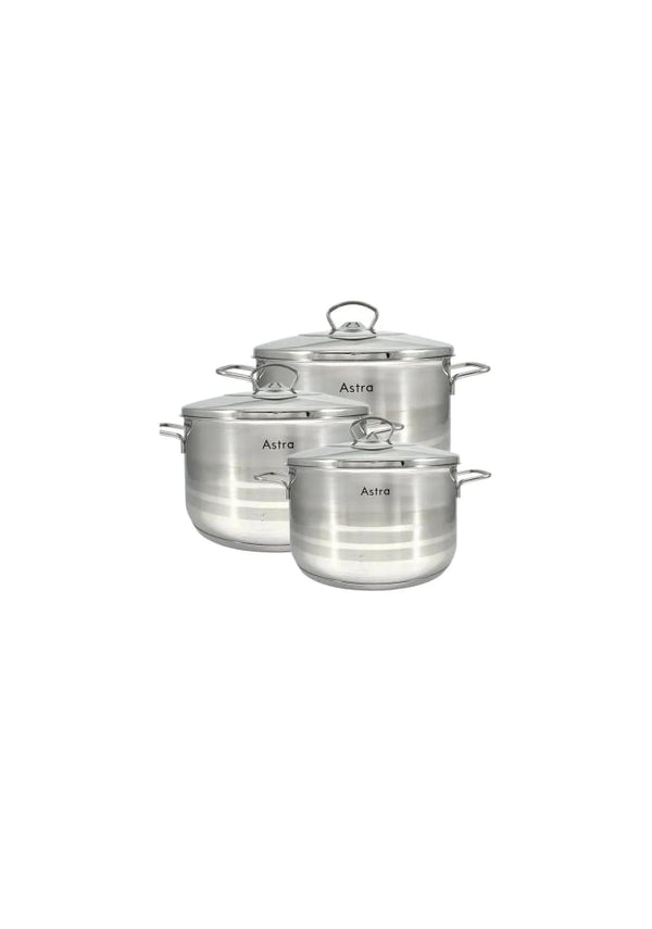 ASTRA 6PCS COOKWARE SET  (26+28+32cm)#C-HM120